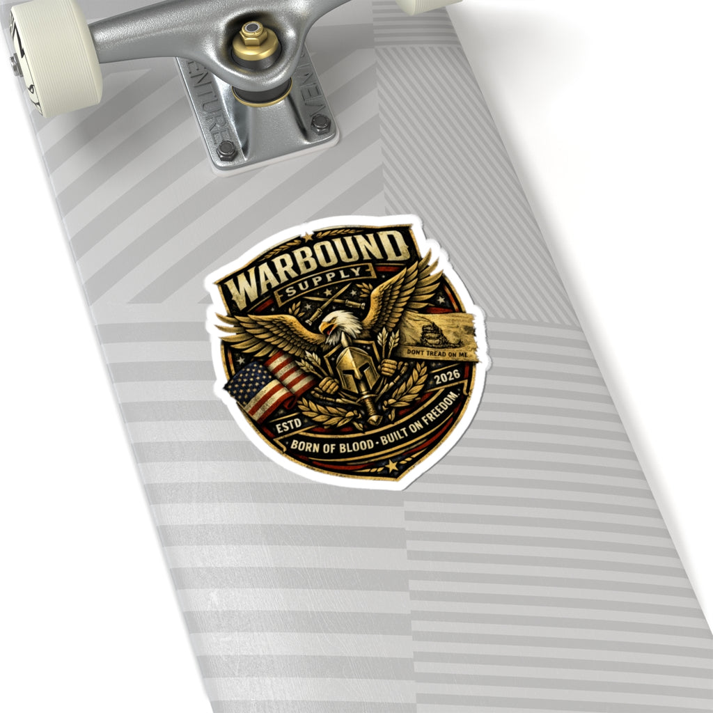 Warbound Supply Eagle Shield Sticker